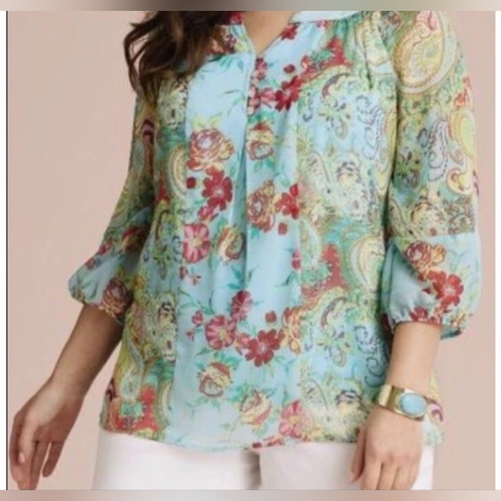 Floral Paisley Women's Top